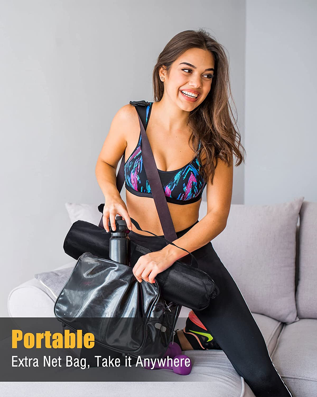 Barbell Pad for Hip Thrust, Standard Barbell Protective Foam, Squat Bar Pad with Closure, Neck & Shoulder Padding Hip Thrust Pad, Fits All Standard and Olympic Bars